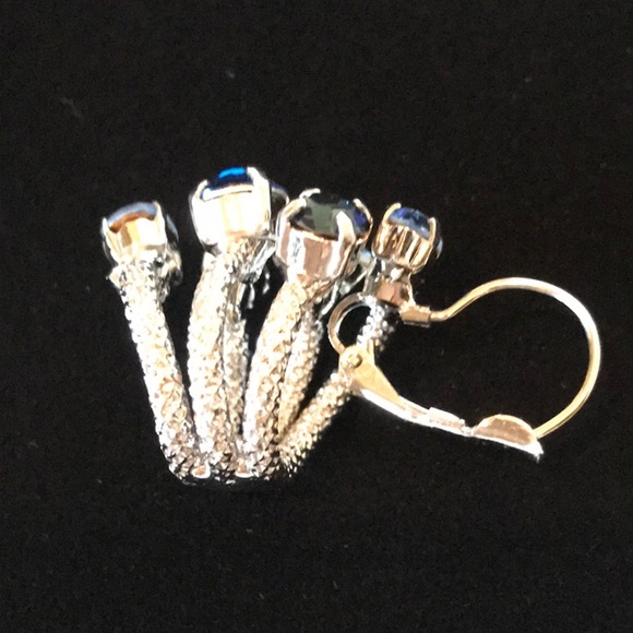 Italian Artisan Swarovski Crystal Earrings - Picture 4 of 4